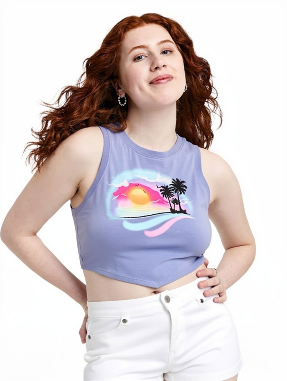 Open Tie Back Tank
